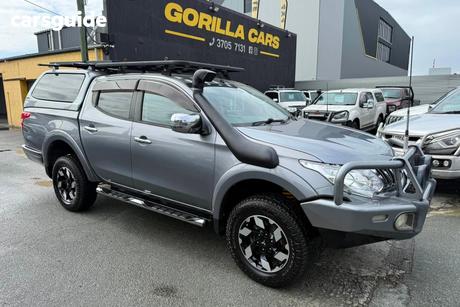 Grey 2016 Mitsubishi Triton Dual Cab Utility Exceed (4X4)