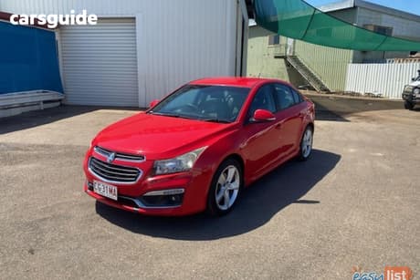 Red 2015 Holden Cruze Sedan Sri V