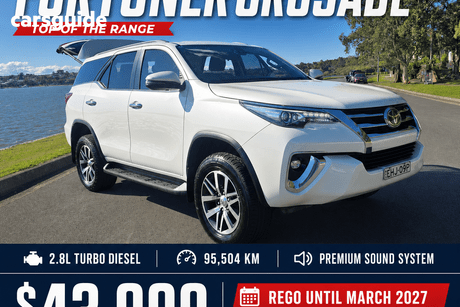 White 2020 Toyota Fortuner Wagon Crusade