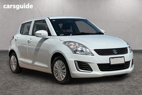 White 2014 Suzuki Swift Hatchback Gl