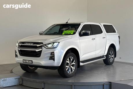 White 2022 Isuzu D-MAX Crew Cab Utility Ls-U+ (4X4)