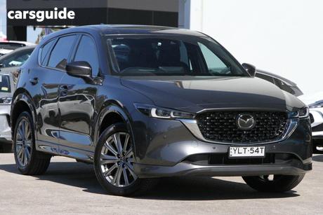 Grey 2022 Mazda CX-5 Wagon Akera (Awd)
