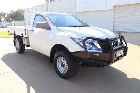 White 2019 Mazda BT-50 Cab Chassis Xt (4X2) (5Yr)