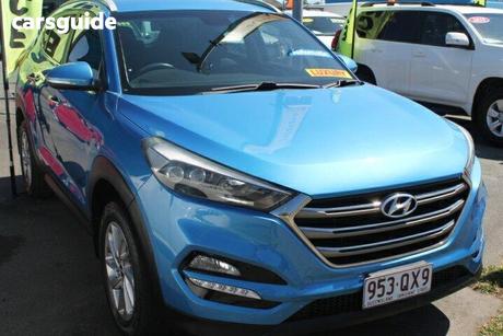 Blue 2015 Hyundai Tucson Wagon Elite (Awd)