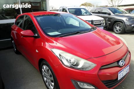 Red 2012 Hyundai I30 Hatchback Active