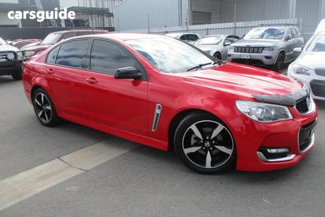 Red 2017 Holden Commodore Sedan Sv6