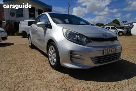 Silver 2015 Kia RIO Hatchback S