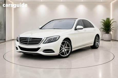 White 2016 Mercedes-Benz S400 Sedan HYBRID