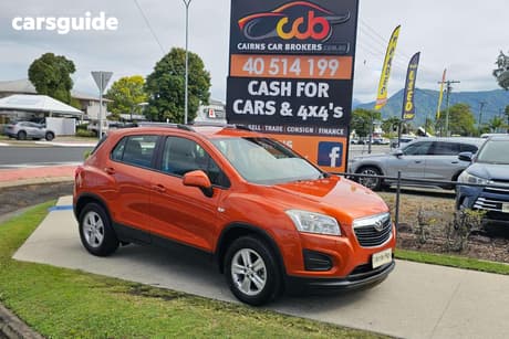 Orange 2016 Holden Trax Wagon Ls