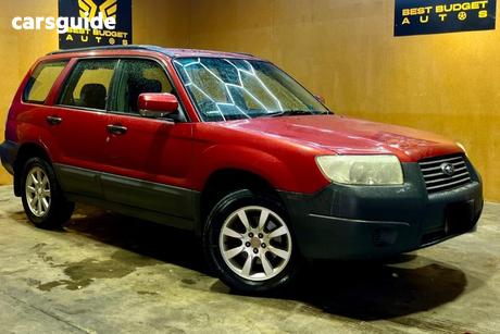 Red 2007 Subaru Forester SUV X MY08