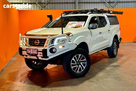 White 2017 Nissan Navara Dual Cab Utility St-X (4X4) (Sunroof)