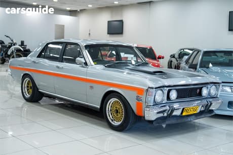 Silver 1969 Ford Falcon Sedan Gt
