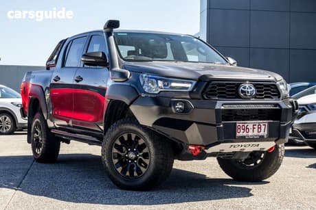 Grey 2022 Toyota Hilux Double Cab Pick Up Rugged X (4X4)