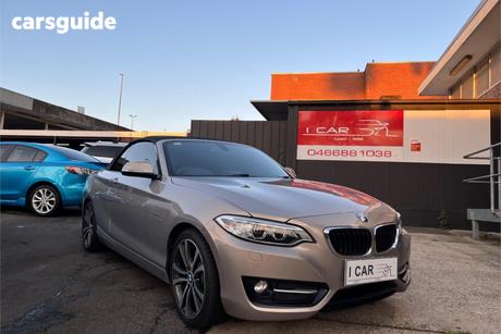 Silver 2017 BMW 230I Convertible M Sport