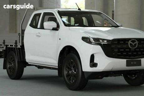 White 2026 Mazda BT-50 Freestyle Cab Chassis Xt (4X2)