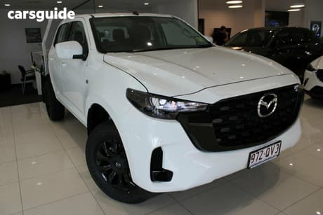 White 2026 Mazda BT-50 Dual Cab Chassis Xt (4X4)