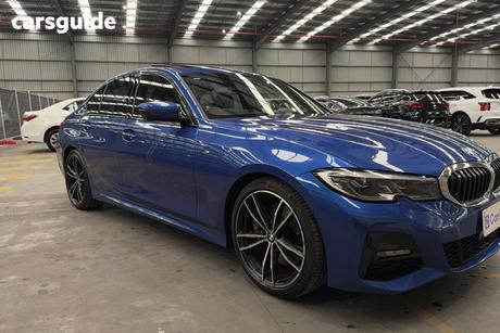Blue 2021 BMW 330I Sedan M Sport