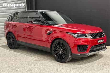 Red 2018 Land Rover Range Rover Sport SUV SDV6 183KW SE 4X4