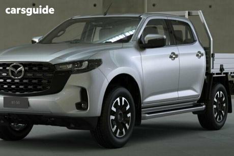 Silver 2026 Mazda BT-50 Dual Cab Chassis Xtr (4X4)