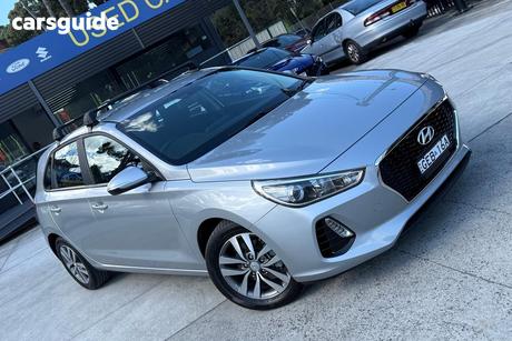 Silver 2019 Hyundai I30 Hatchback Active 1.6 Crdi