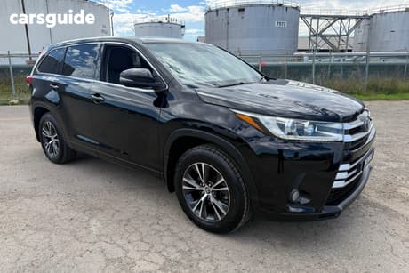 Black 2017 Toyota Kluger Wagon Gx (4X4)
