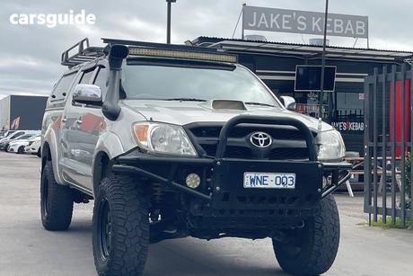 Silver 2008 Toyota Hilux Dual Cab Pick-up Sr5 (4X4)
