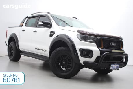 White 2021 Ford Ranger Double Cab Pick Up Wildtrak X (4X4)