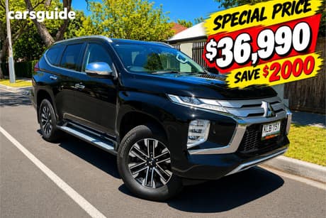 Black 2020 Mitsubishi Pajero Sport Wagon Exceed (4X4) 7 Seat