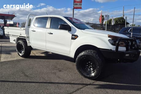 White 2018 Ford Ranger Double Cab Chassis Xl 3.2 (4X4)