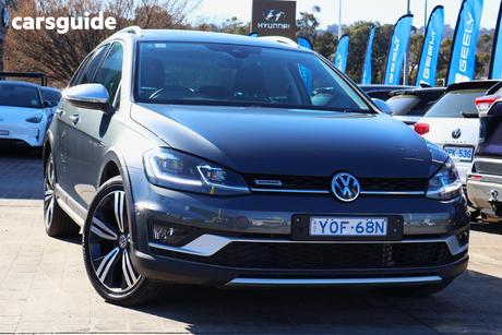 Grey 2018 Volkswagen Golf Wagon Alltrack 132 Tsi Premium
