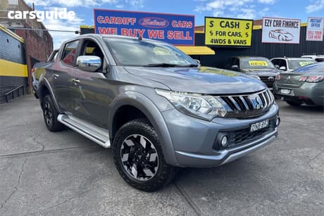 Grey 2017 Mitsubishi Triton Dual Cab Utility Exceed (4X4)