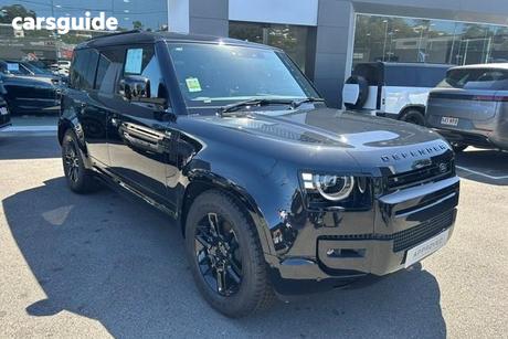 Black 2025 Land Rover Defender Wagon 110 D350 X-Dynamic Se (257Kw)