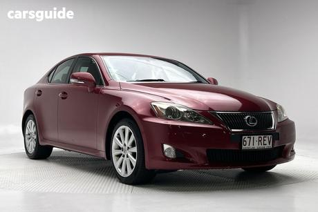 Red 2010 Lexus IS250 Sedan Prestige