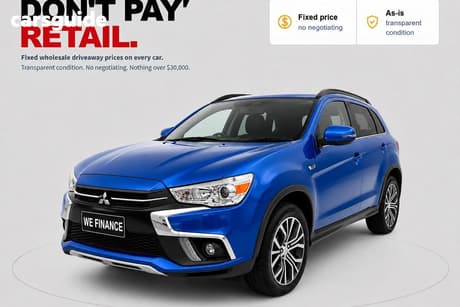 Blue 2017 Mitsubishi ASX Wagon Ls (2Wd)