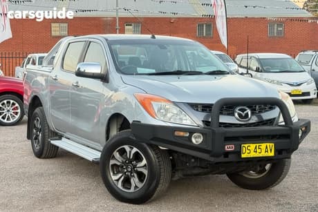 Silver 2012 Mazda BT-50 Ute Tray GT (4X4) DIESEL TURBO