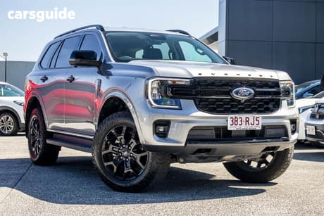 Silver 2024 Ford Everest Wagon Sport (4Wd)