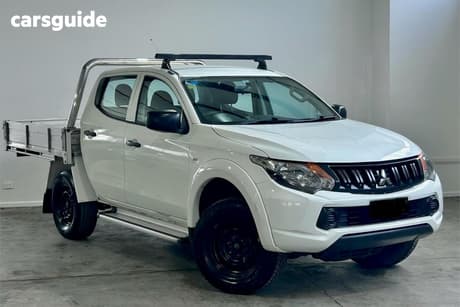 White 2017 Mitsubishi Triton Dual Cab Utility Glx