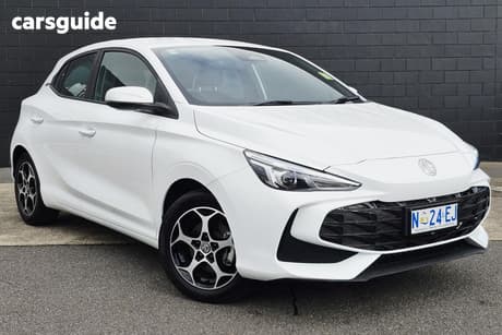 White 2025 MG MG3 Hatchback Excite Hybrid+