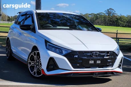 White 2025 Hyundai I20 Hatchback N