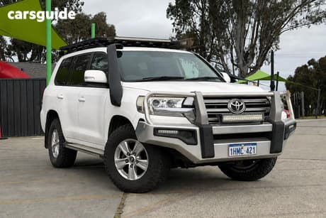 White 2016 Toyota Landcruiser Wagon Gxl (4X4)