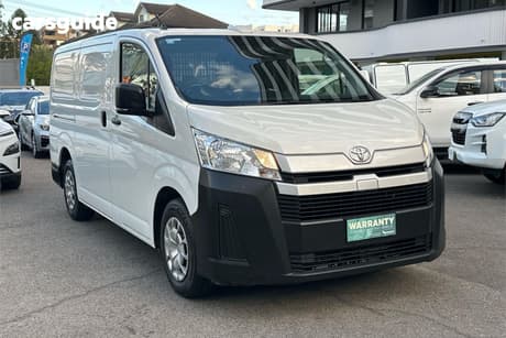 White 2022 Toyota HiAce Van Lwb