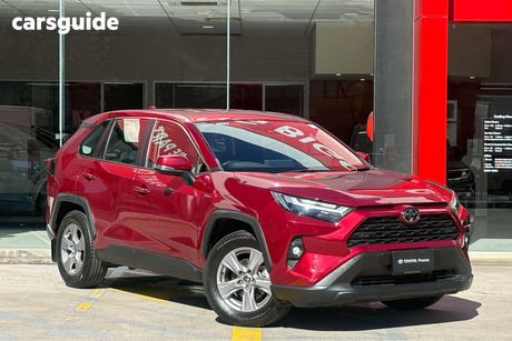 Red 2025 Toyota RAV4 Wagon Gx (Awd) Hybrid