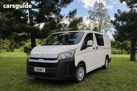 White 2020 Toyota HiAce Van Lwb (4 Door Option)