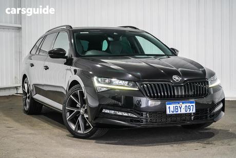 Black 2022 Skoda Superb Wagon Sportline (4X4)
