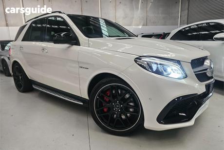 White 2017 Mercedes-Benz GLE63 Wagon S 4Matic