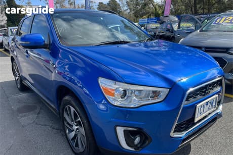 Blue 2014 Mitsubishi ASX Wagon Xls (2Wd)