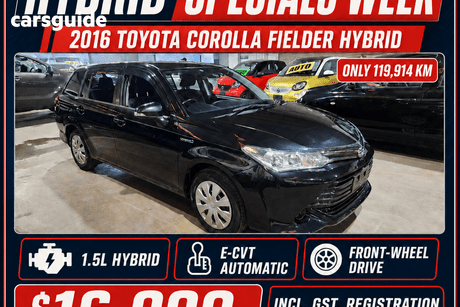 Black 2016 Toyota Fielder Wagon
