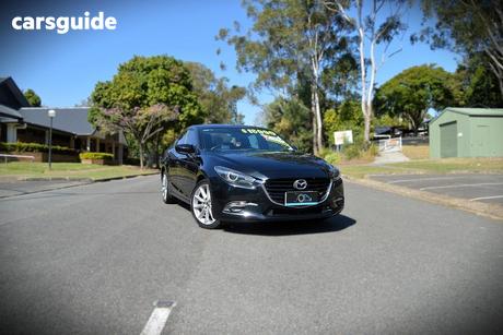 Black 2017 Mazda 3 Sedan Sp25 Gt