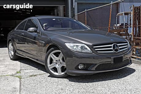 Grey 2008 Mercedes-Benz CL500 Coupe