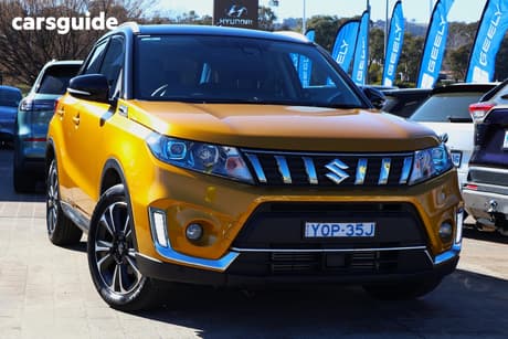 Yellow 2020 Suzuki Vitara Wagon Turbo